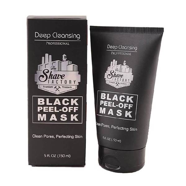 The Shave Factory Deep Cleansing Black Peel-Off Face Mask 150ml