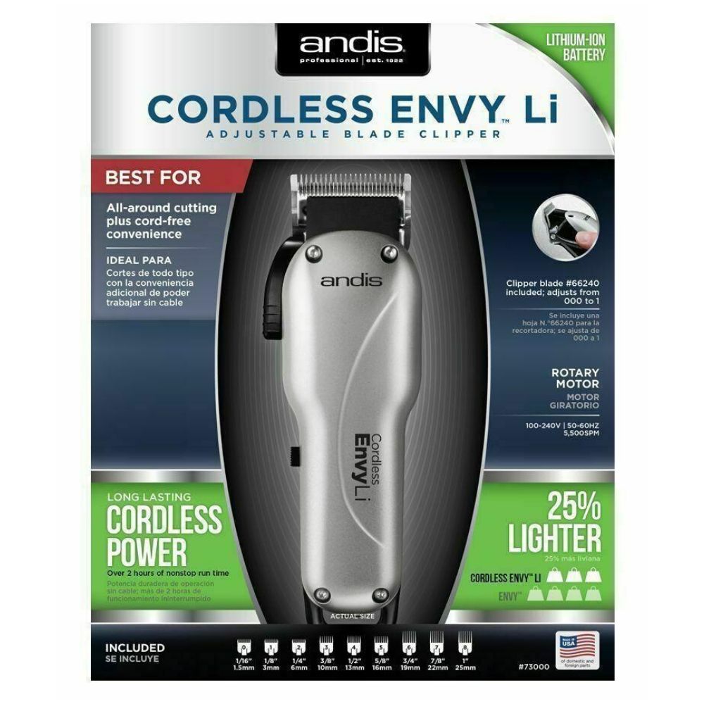 Andis Professional Cordless Envy Li Adjustable Clipper 73000