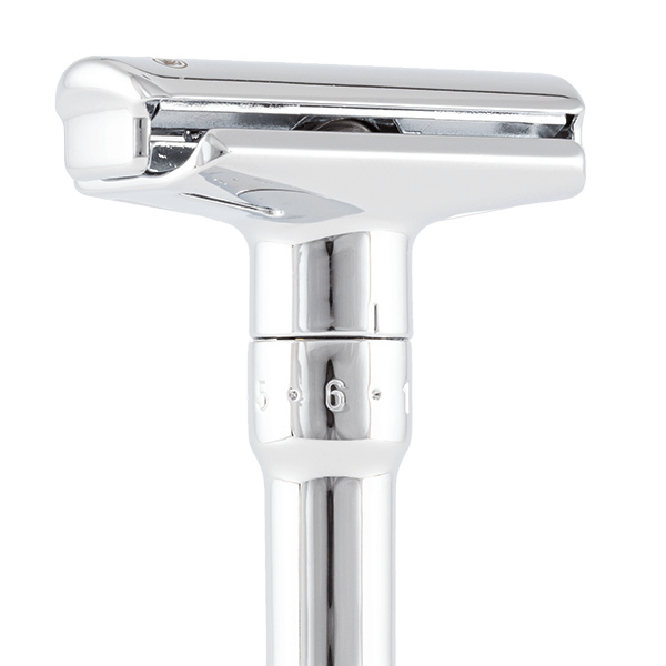 Merkur 701 Futur Polished Chrome Adjustable Double Edge Safety Razor