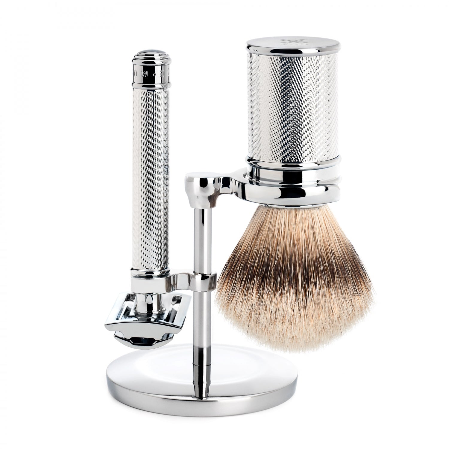 Muhle R89 Safety Razor & Silvertip Badger Shaving Set