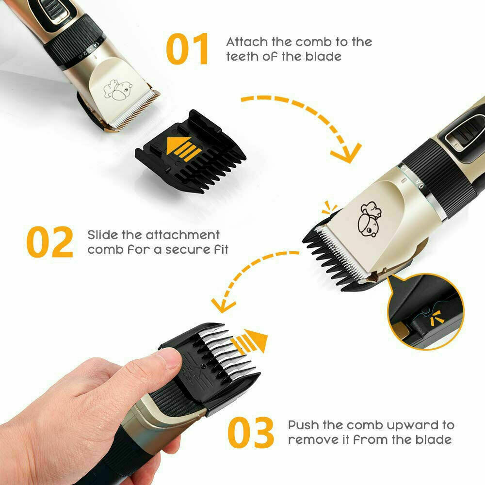 Dog Grooming Hair Rechargeable Clipper Kit
