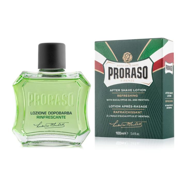 Proraso Aftershave Lotion Refresh Eucalyptus and Menthol 100ml (Green)
