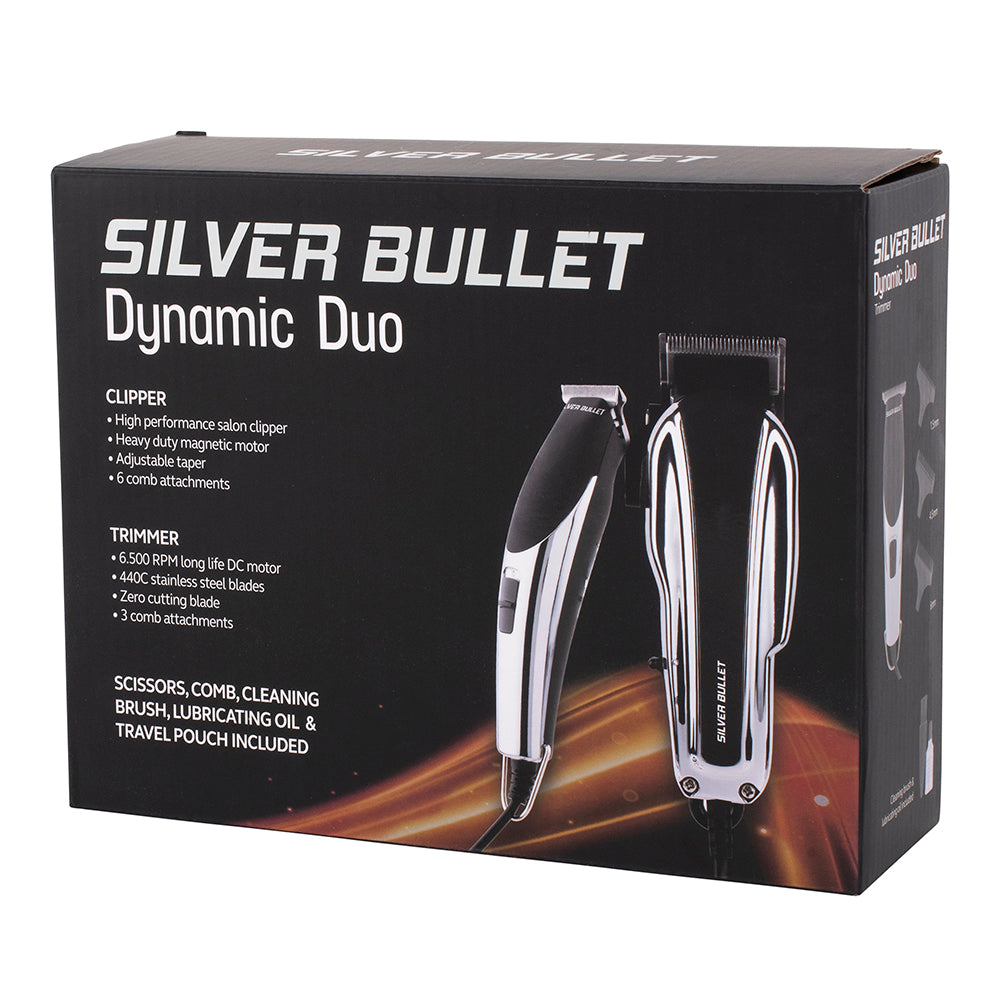 Silver Bullet Dynamic Duo – Clipper and Trimmer Set